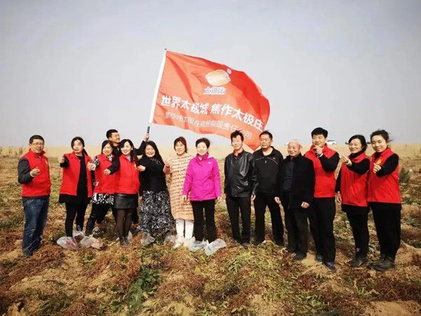 11月12日，眾人翹首以盼的太極莊山藥采挖活動在太極莊公司的溫縣·富硒鐵棍山藥標(biāo)準(zhǔn)化種植基地拉開帷幕